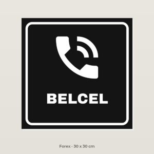 Deurbordje Belcel - Forex 30 x 30 cm
