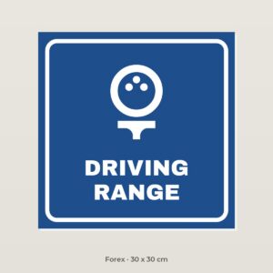 Bordje Driving range - Forex 30 x 30 cm