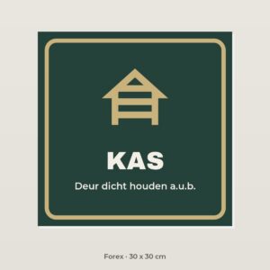 Bordje Kas - Forex 30 x 30 cm