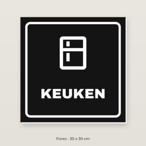 Deurbordje Keuken - Forex 30 x 30 cm