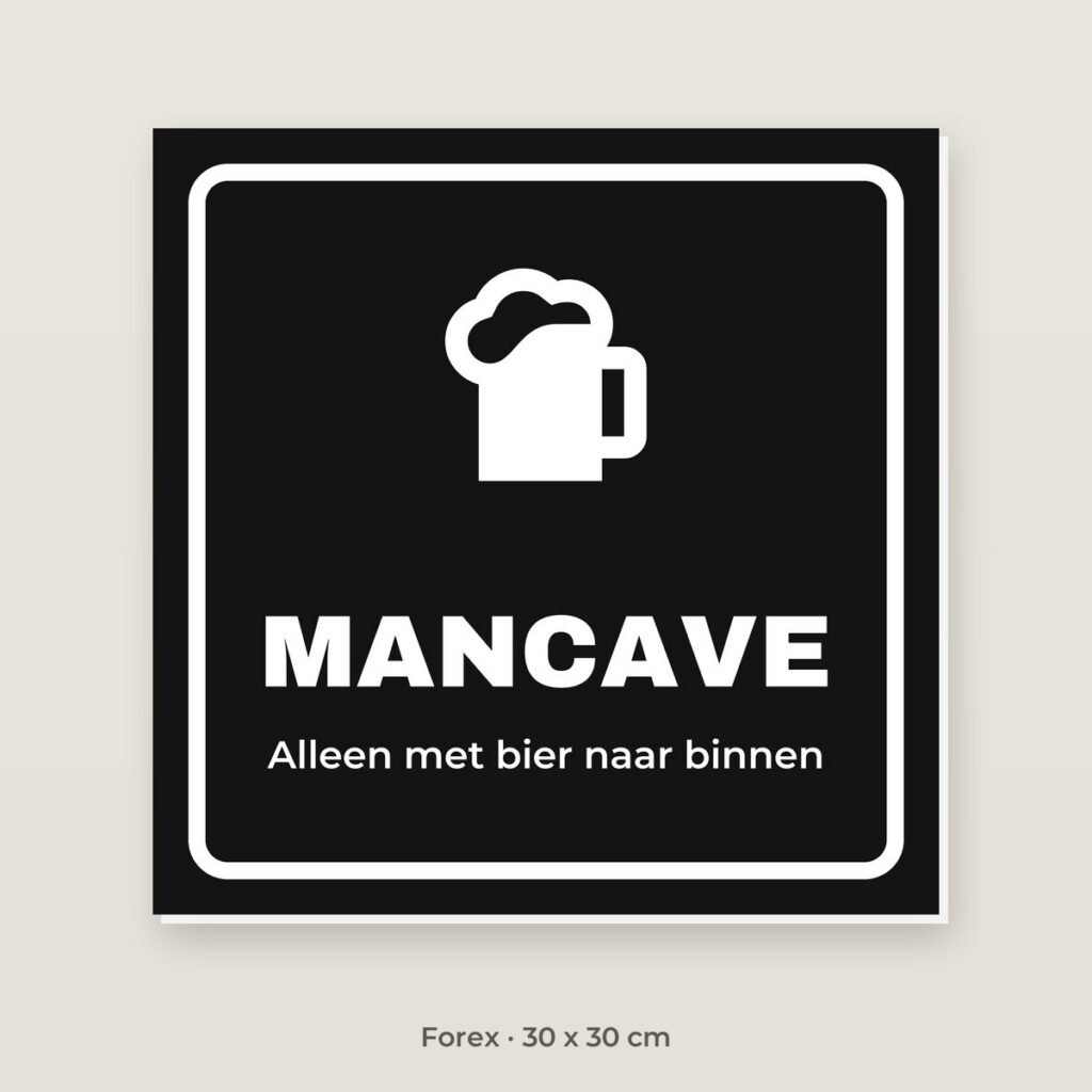 Bordje Mancave - Forex 30 x 30 cm