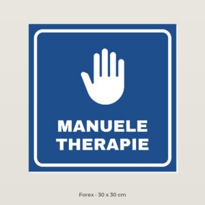 Bordje Manuele therapie - Forex 30 x 30 cm