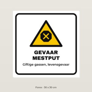 Bordje Mestput - Forex 30 x 30 cm