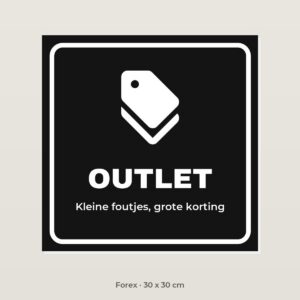 Bordje Outlet - Forex 30 x 30 cm