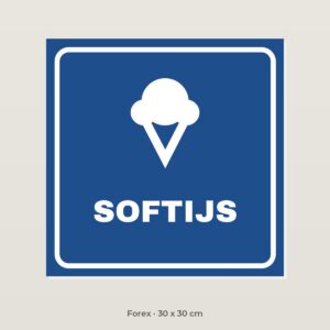 Bordje Softijs - Forex 30 x 30 cm