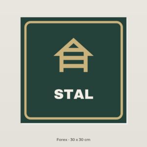 Bordje Stal - Forex 30 x 30 cm