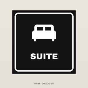 Deurbordje Suite - Forex 30 x 30 cm